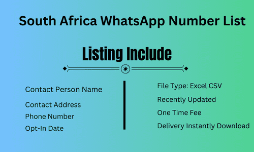 South Africa WhatsApp Number List