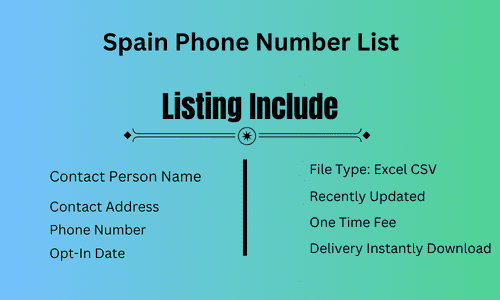 Spain Phone Number List