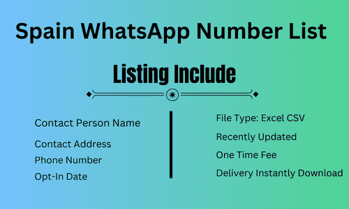 Spain WhatsApp Number List