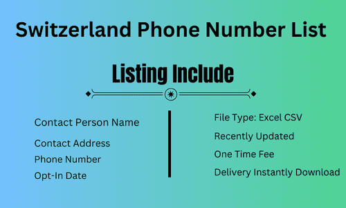 Switzerland Phone Number List