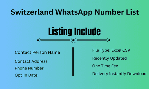 Switzerland WhatsApp Number List