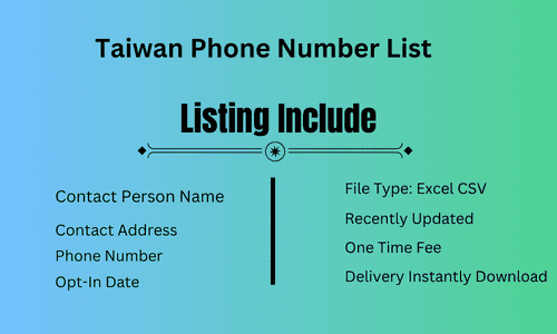 Taiwan Phone Number List