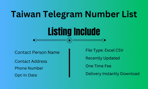 Taiwan Telegram Number List