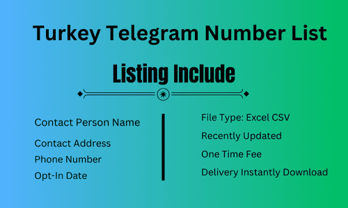 Turkey Telegram Number List