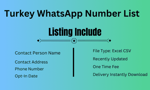 Turkey WhatsApp Number List