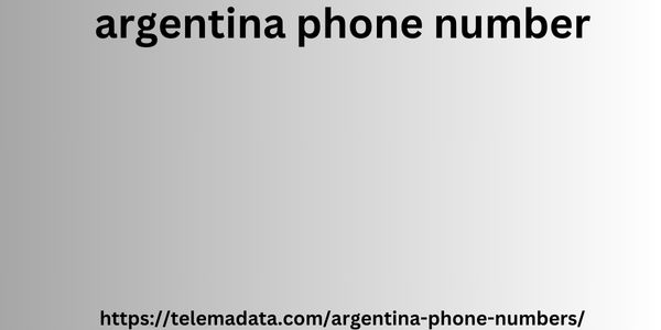 argentina phone number